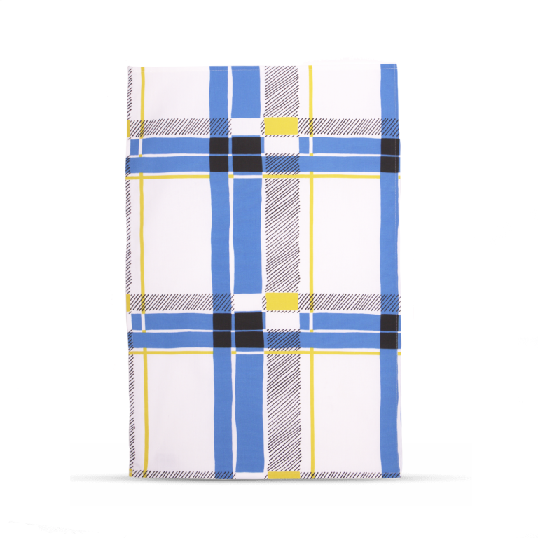 Pano de Cozinha Tartan Blue