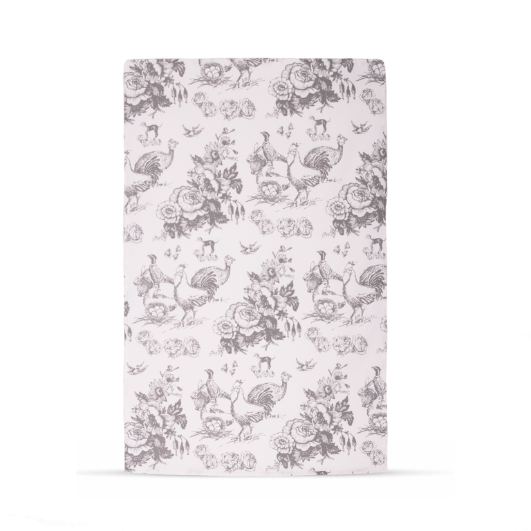 Pano de Cozinha Jouy Gris