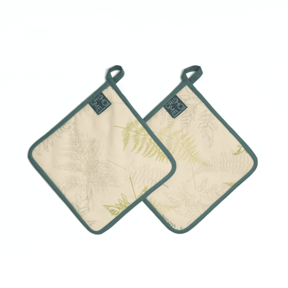 Par de Pegas de Cozinha Nature