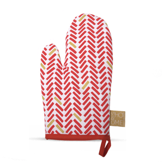 Luva de Cozinha Chevron Rouge