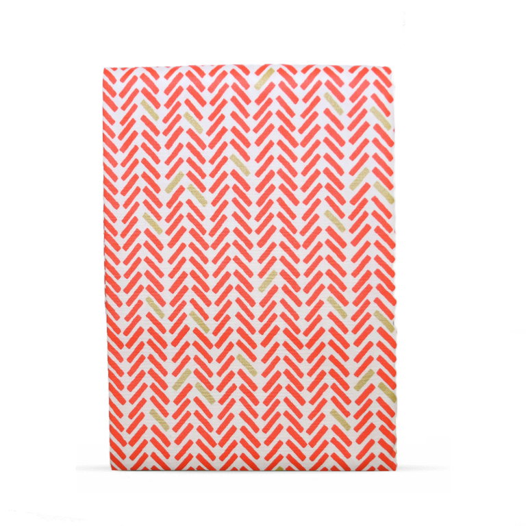 Toalha de Mesa Anti-Manchas Chevron Rouge